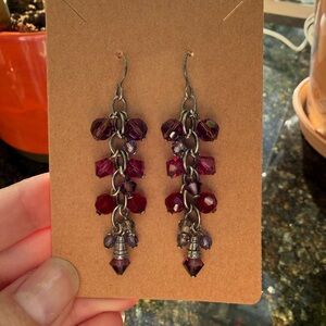 Patricia Locke Beaded Dangle Earrings
